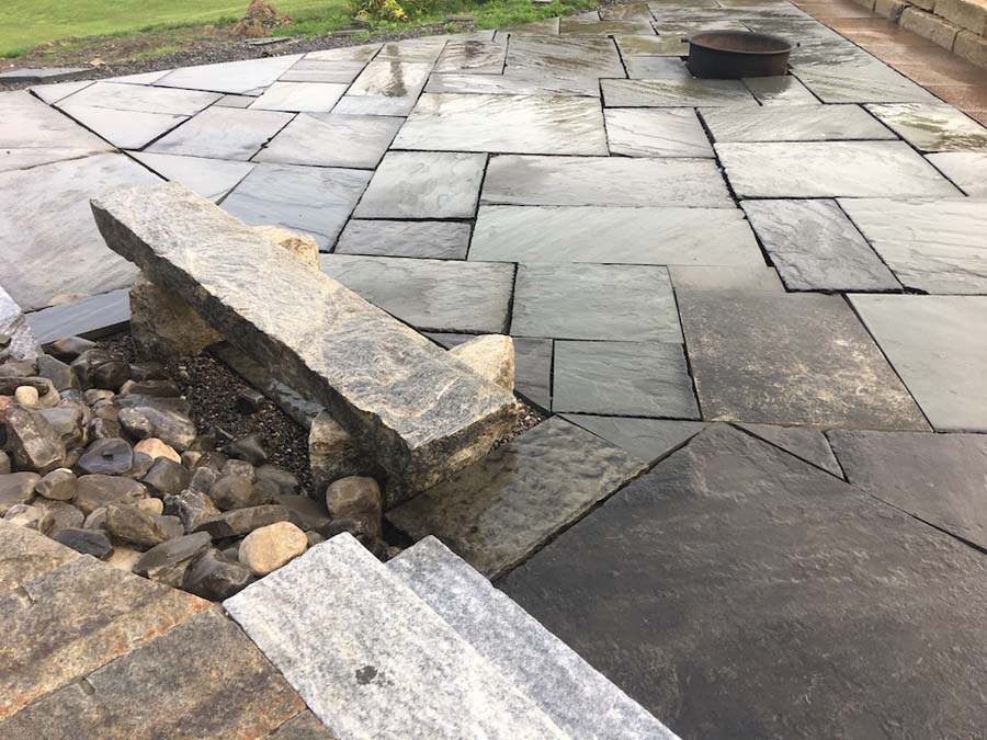 Bluestone patio